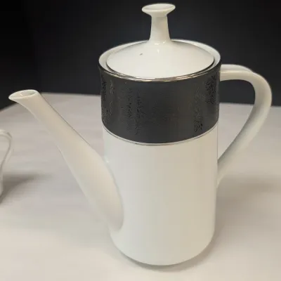 Noritake Mirano Coffee Pot, Creamer, and Sugar Bowl Set