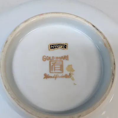 Hand Painted Gold Imari Trinket Dishes