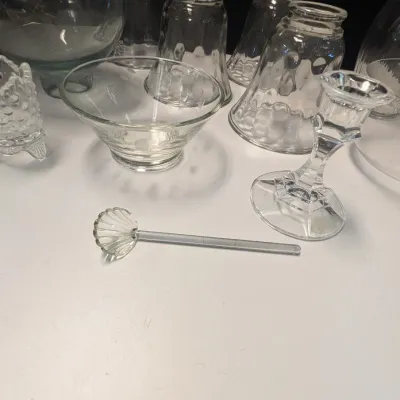 Glass & Crystal Lamp Shades, Vases, & Bowls