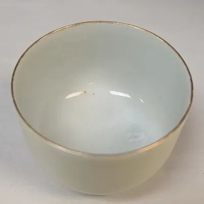 Chinese Scenic Pottery Vase & Porcelain Tea Cups
