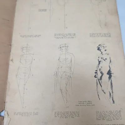 Heads & Figures From Life Charcoal By Walter T Foster Instruction Books