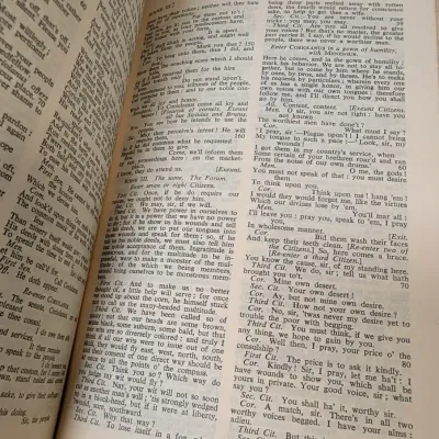 The Complete Works Of William Shakespeare Volume 1 & 2 Printed In USA