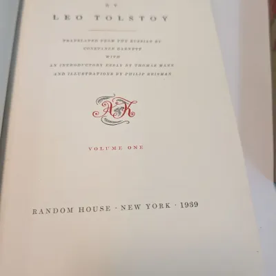 Random House 1939 Anna Karenina By Leo Tulstoy Volume 1 & 2 #6