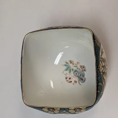 Vintage Kutani Ware Style Porcelain Bowl