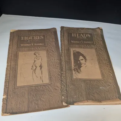 Heads & Figures From Life Charcoal By Walter T Foster Instruction Books