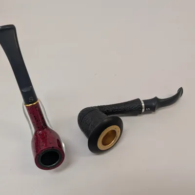 Sanda Durable Tobacc o Pipe & Sanda Double Filter Pipe w/ Boxes #27