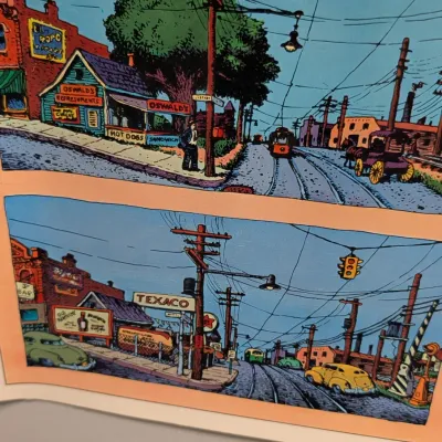 A Short History Of America By R. Crumb 23 3/4" x 16 3/4" #7