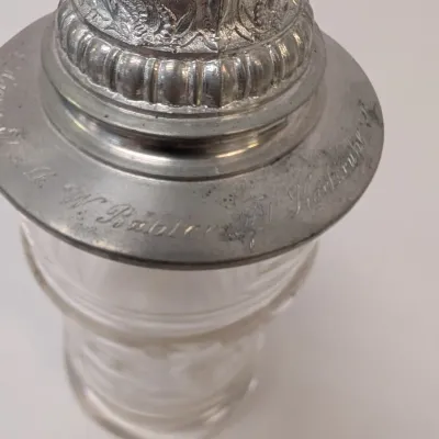Clear Glass Beer Stein