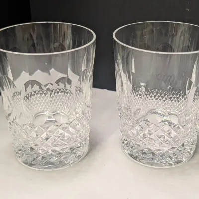Pair Of Waterford Old Fashioned Glasses