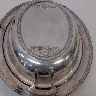 EPNS Evans X177 Serving Platter & Warming Dish