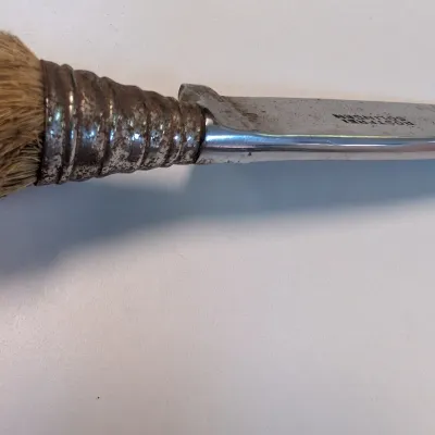 German Rostfrei Solingen Deer Hoof Handle Hunting Boot Knife & Sheath