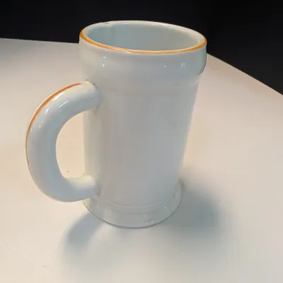 Vintage Ceramic Hand Painted Japanese Whistling Mug Marked MZS
