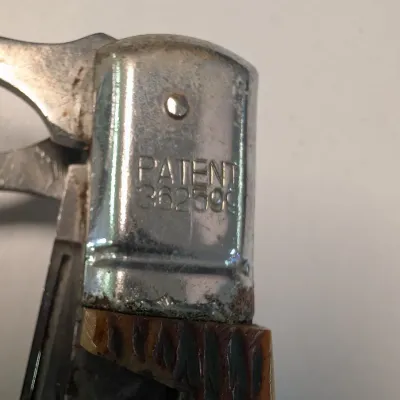 Sad Iron, Orient Oil Stone, & Vintage Hobo Style Folding Pocket Knife