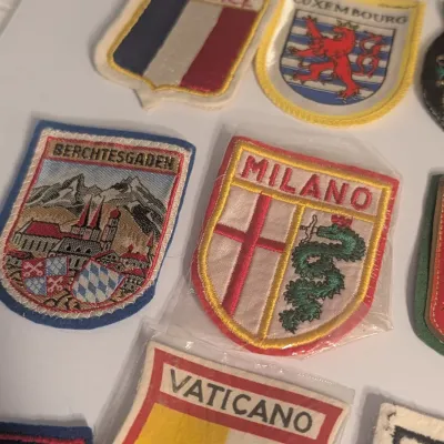 Vintage Embroidered Souvenir Travel Patches #2
