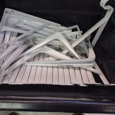 Collection of Metal Wall Brackets- Approx 33 Pieces (Two Designs)