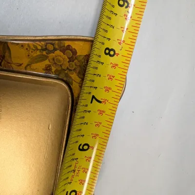 Vintage The Bucklers Inc. Fifth Ave NY Yellow Enamel Floral Picture Frame