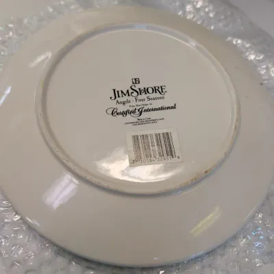 Jim Shore Angels Four Seasons Plates By Certified International