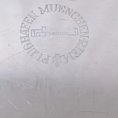 Unmarked & Marked Silver Plated Tableware Alpaca, EPNS Eugen Ferner 1964 & Muenchen Riem Flughafen