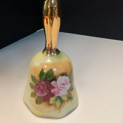 Vintage Porcelain and Ceramic Hand Bells - Set of 4