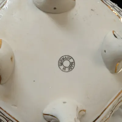 Glass & Porcelain Items (All The Pieces Have A Chip Or Crack)