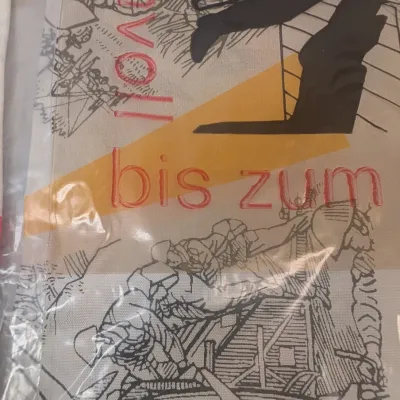 Pair Of DDR East German Memorial Scarves