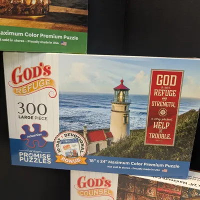 7 Used God's Refuge Promise Puzzles #1