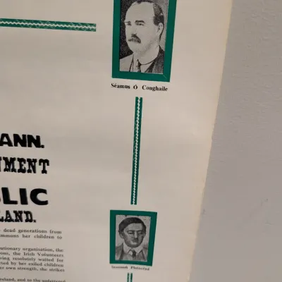 2 - Irish Republic Proclamation 50th Anniversary Vintage Poster 14 3/4" x 20" #5