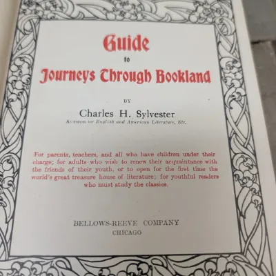 Journeys Through Bookland Charles H. Sylvester Copyright 1909, 1913