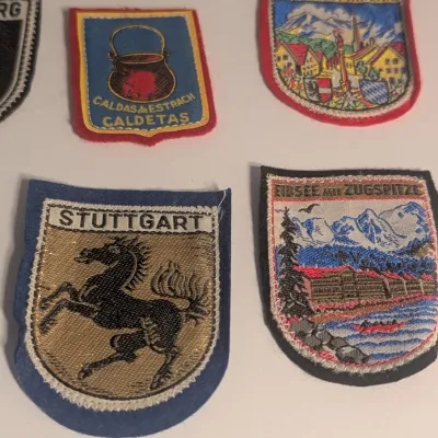 Vintage Embroidered Souvenir Travel Patches #2