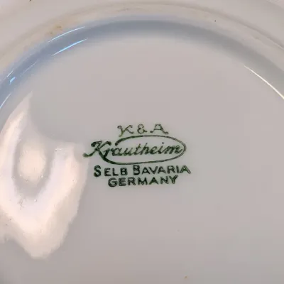 Krelage Holland Hand Painted Fish Dish, K & A Krautheim Selb Bavaria Germany Dish, Delfts Holland Dish & Royal Copenhagen Trinket...