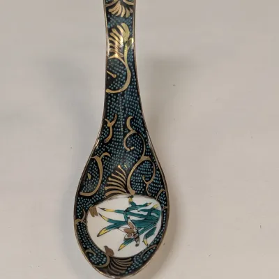 Vintage Kutani Ware Style Porcelain Bowl