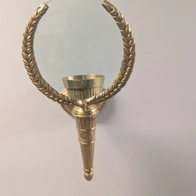 Vintage Brass Desk Magnifying Glass on Swivel Stand