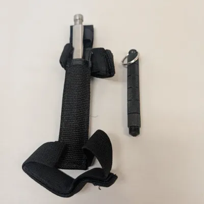 Black Kuku Defense Stick & Blade w/ Sheath