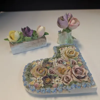 Royal Adderley Floral Bone China Porcelain Bouquets