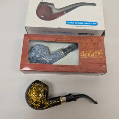 Haojue Durable Tobacco Pipe & The Knight Enjoys Charging Durable Tobacco Pipes #26