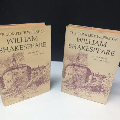 The Complete Works Of William Shakespeare Volume 1 & 2 Printed In USA