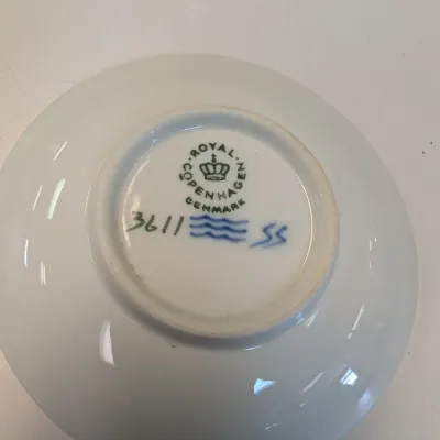 Krelage Holland Hand Painted Fish Dish, K & A Krautheim Selb Bavaria Germany Dish, Delfts Holland Dish & Royal Copenhagen Trinket...