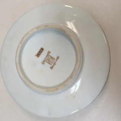 Hand Painted Gold Imari Trinket Dishes