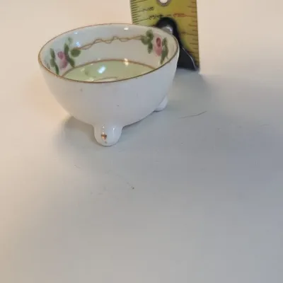 China Pieces - Victoria Carlsbad Austria Hand Painted Nippon Bowl & H & C Haviland Limoges Plate - Some Unmarked China