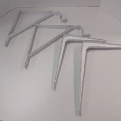 Collection of Metal Wall Brackets- Approx 33 Pieces (Two Designs)