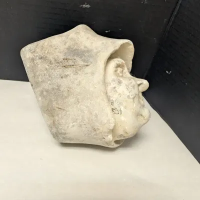 Chalkware Mask Wall Pockets
