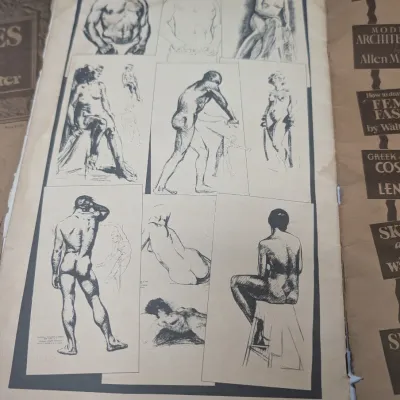 Heads & Figures From Life Charcoal By Walter T Foster Instruction Books