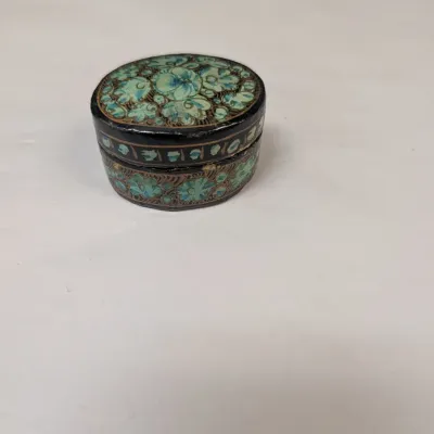 Hand Painted Lacquer Trinket/Pill Boxes