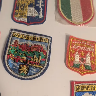 Vintage Embroidered Souvenir Travel Patches #2