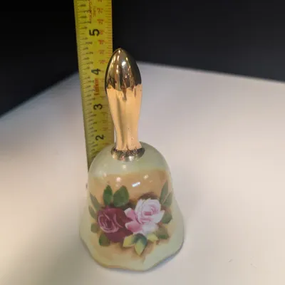 Vintage Porcelain and Ceramic Hand Bells - Set of 4