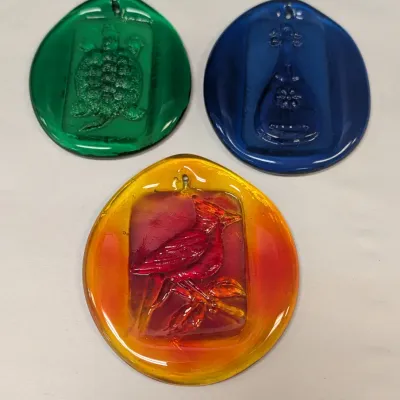 4" - 4 1/2" Hand Crafted Sun Catcher Or Ornaments