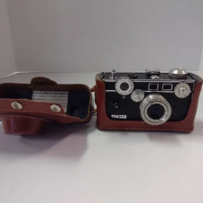 Vintage Argus Camera with Additional Lens