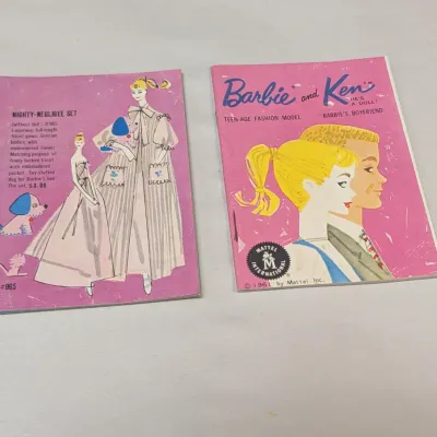 Barbie & Ken 1961 Doll Clothes Catalog Mattel & 1962 Fashion Booklet