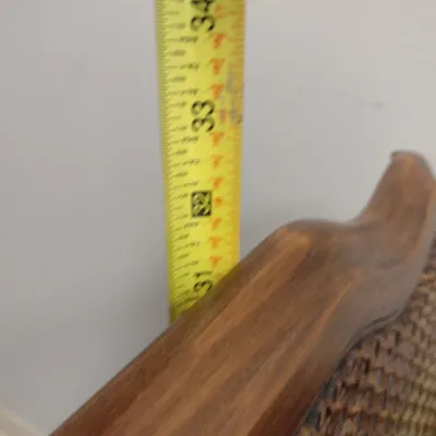 Wooden Rocking Chair with Cane Back