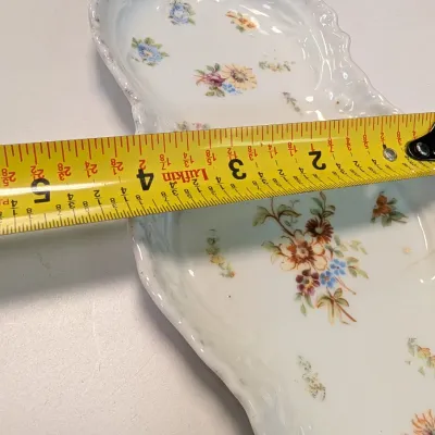 China Pieces - Victoria Carlsbad Austria Hand Painted Nippon Bowl & H & C Haviland Limoges Plate - Some Unmarked China
